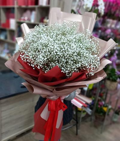 Букет цветов из: Гипсофила в Веселом Ставропольского края