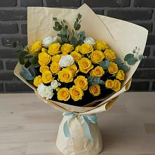 Букет цветов из:  Розы #REPLACE_PRED# Веселом Ставропольского края