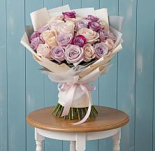 Букет цветов из:  Розы #REPLACE_PRED# Веселом Ставропольского края