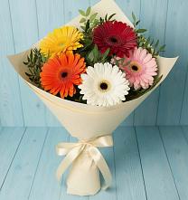 Букет цветов из:  Герберы в Веселом Ставропольского края