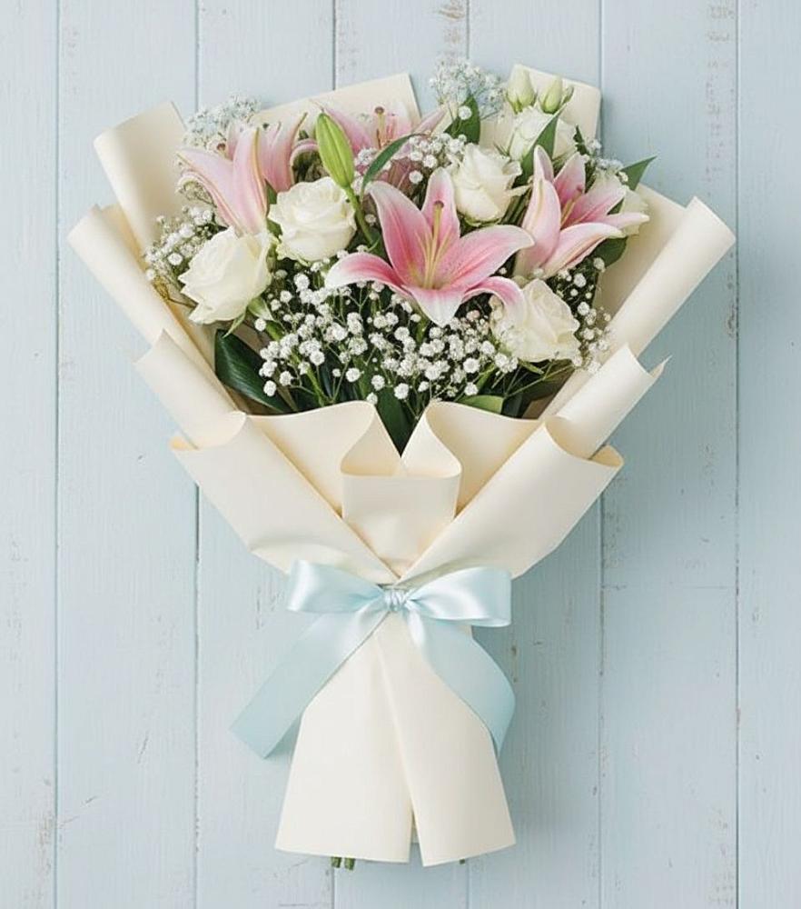 Букет цветов из: Лилии в Веселом Ставропольского края