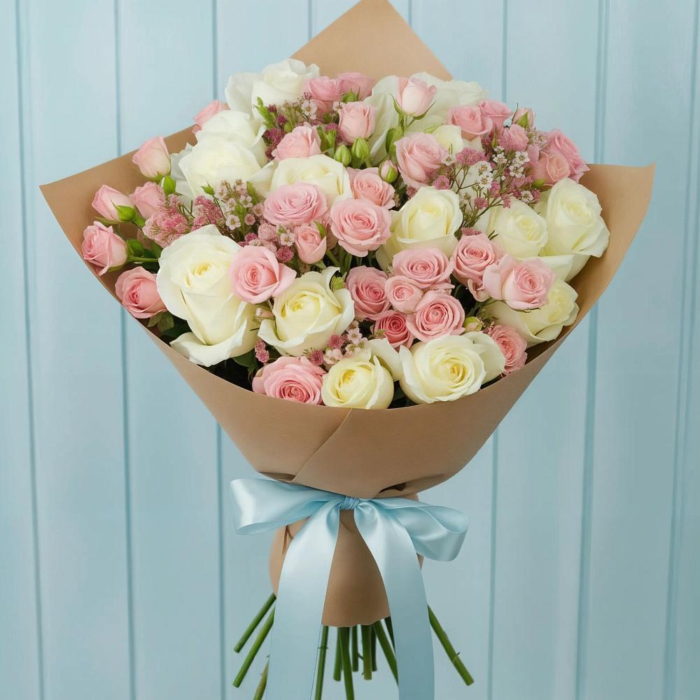 Букет цветов из: Розы в Веселом Ставропольского края