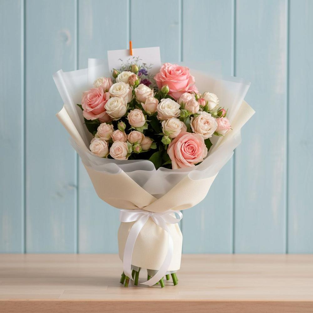 Букет цветов из: Розы в Веселом Ставропольского края