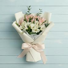 Букет цветов из:  Альстромерии в Веселом Ставропольского края