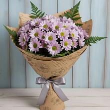 Букет цветов из:  Хризантемы в Веселом Ставропольского края