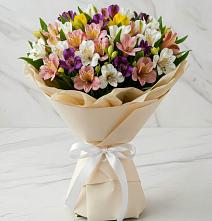 Букет цветов из:  Альстромерии #REPLACE_PRED# Веселом Ставропольского края