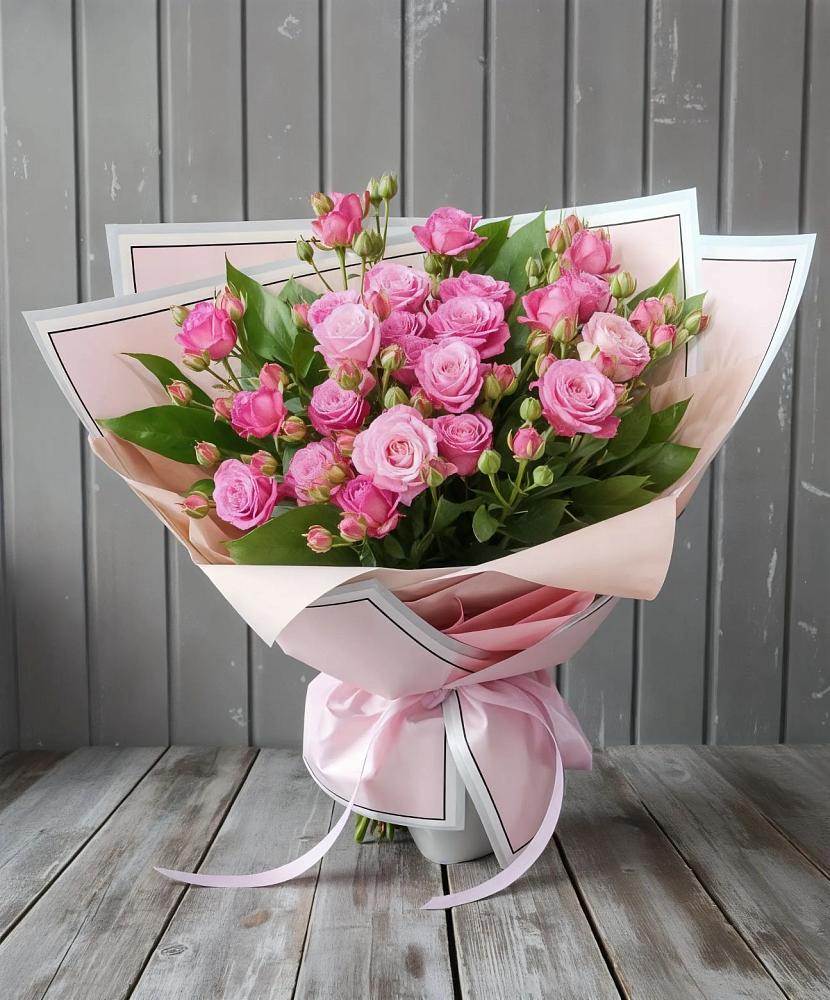 Букет Розовый кустик в Веселом Ставропольского края