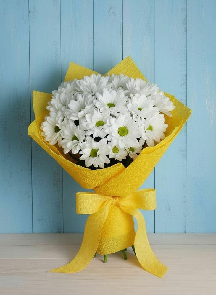 Букет цветов из: Хризантемы в Веселом Ставропольского края