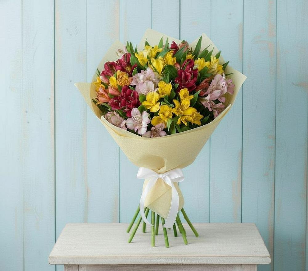 Букет цветов из: Альстромерии в Веселом Ставропольского края