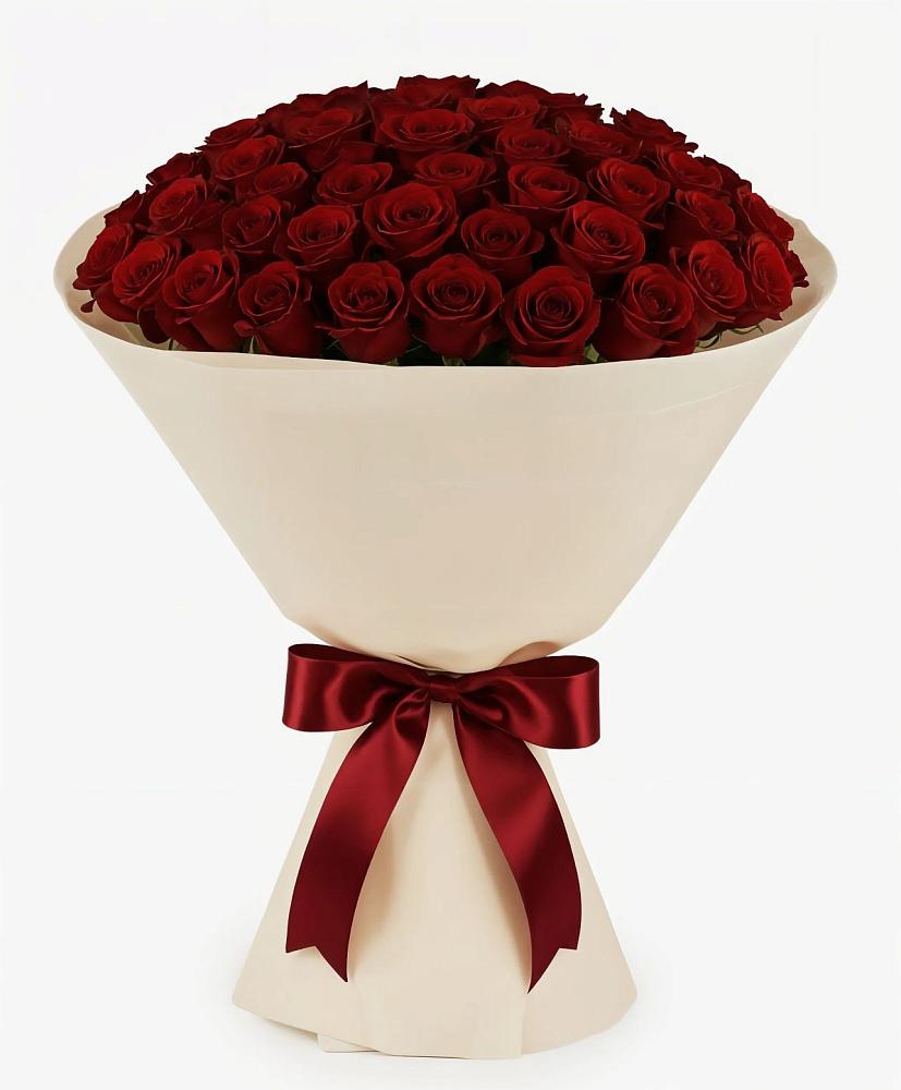 Букет 101 Бордовая роза Блэк Бакарра в Веселом Ставропольского края