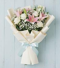 Букет цветов из:  Лилии в Веселом Ставропольского края